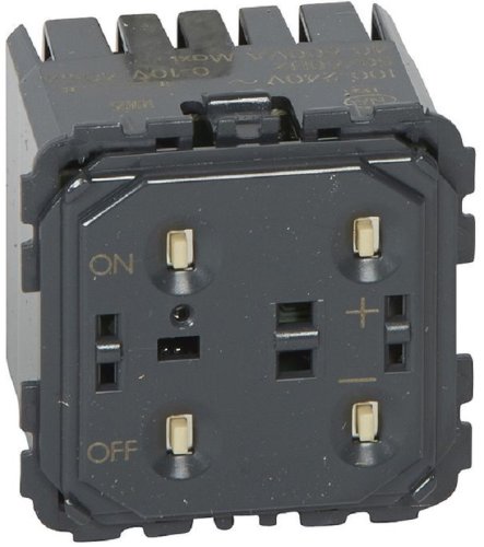 Светорегулятор нажимной без накладки без рамки Legrand Celiane 5-600Вт картинка